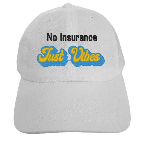 No Insurance Just Vibes Hat - Picture 3 of 6